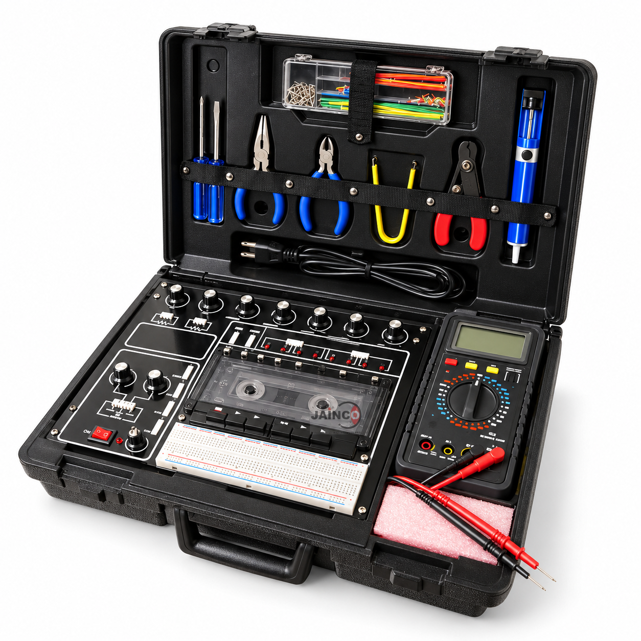 Demonstration Model of Transistor Cassette Player and Recorder Trainer Kit Two in One